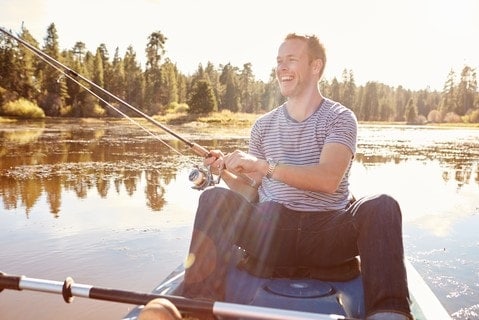 Fisherman With No Life Jacket