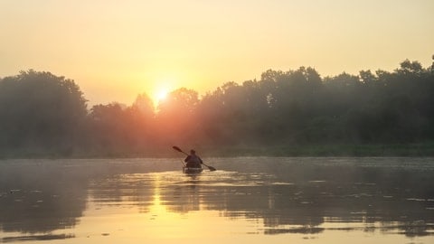 Kayak at Sunset