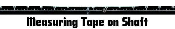 Measuring Tape on Shaft
