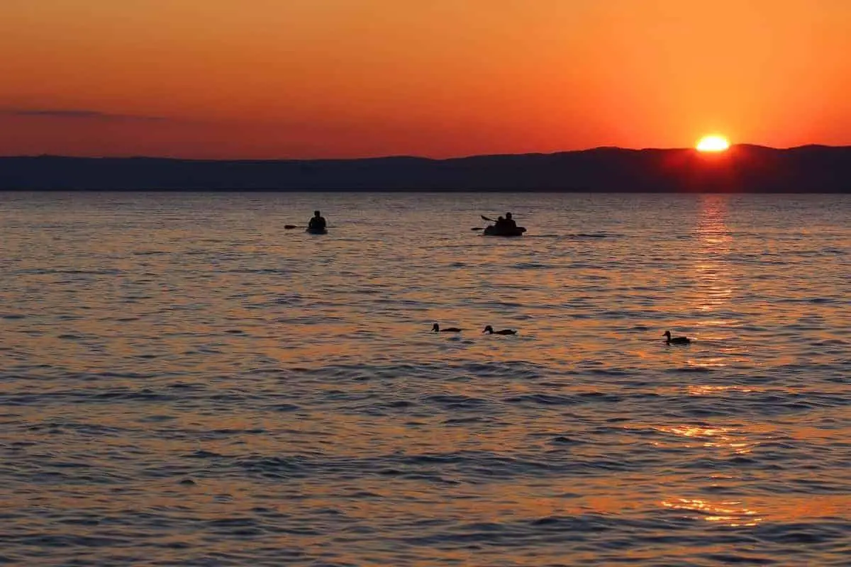 Photo of Kayaks at Night